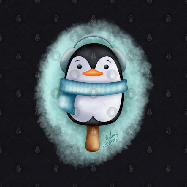 penguin popsicle by Aalaa Bent Atef